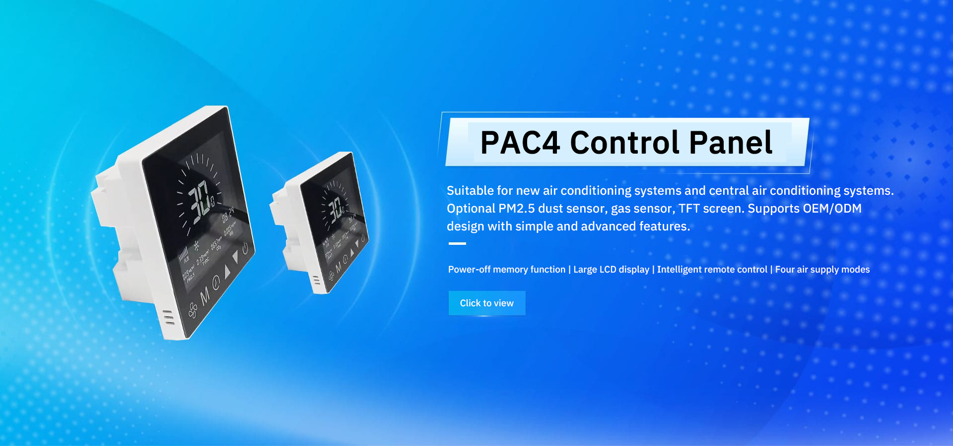 PAC4 Control Panel