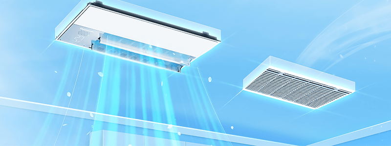 Built-in dust sensor in air conditioners for more comfortable air