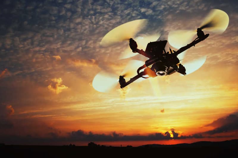 What sensors are used in drones?