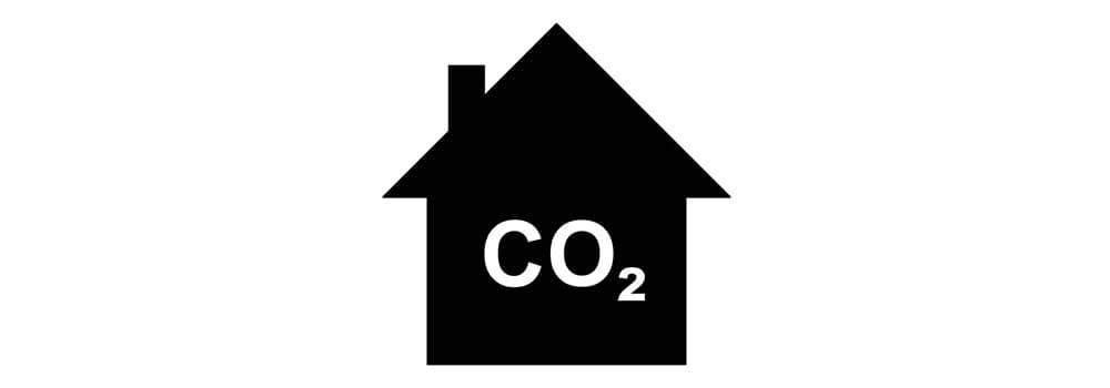 Which items in the home produce carbon dioxide?